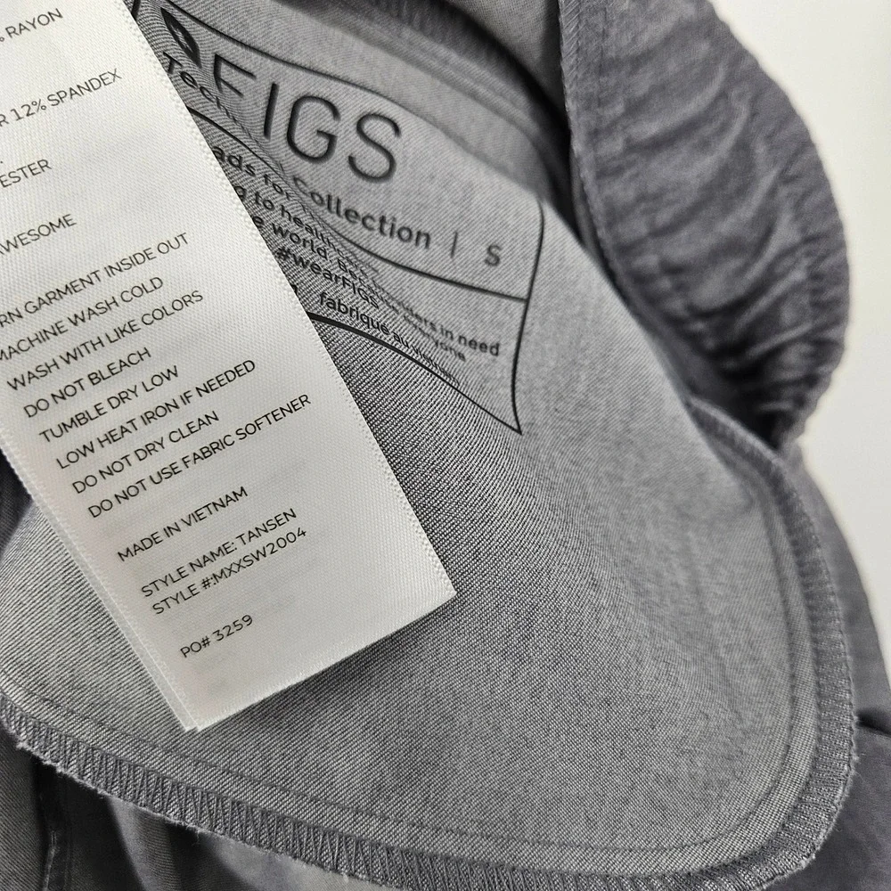 Figs Scrub Pants Mens Small Tansen Nurses Healthcare Uniforms Jogger Graphite